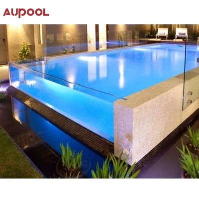 Parco giochi all'aperto Lastra di vetro acrilico personalizzata per piscine familiari sul parco giochi
