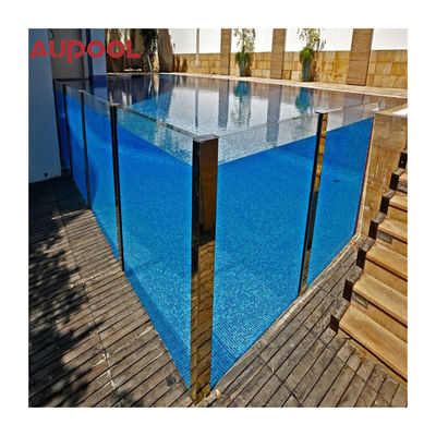 60 mm 80 mm piscina acrilica chiara con parete acrilica piscina con acqua cristallina