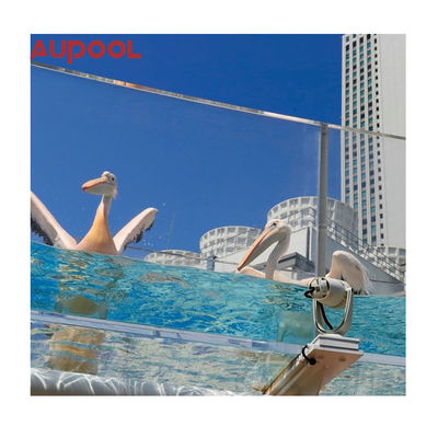 60 mm 80 mm piscina acrilica chiara con parete acrilica piscina con acqua cristallina