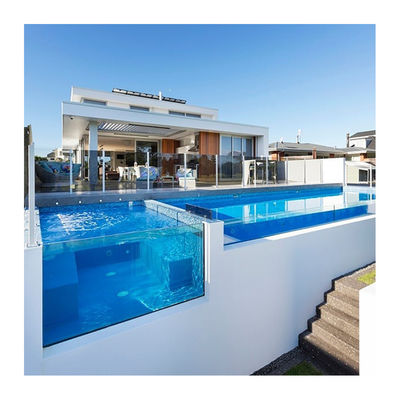 Funzionalità Finestra di piscina acrilica infinita resistente per il quartiere della casa e palestra