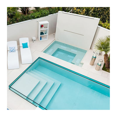 Finestrino di piscina acrilica trasparente personalizzato per piscina familiare