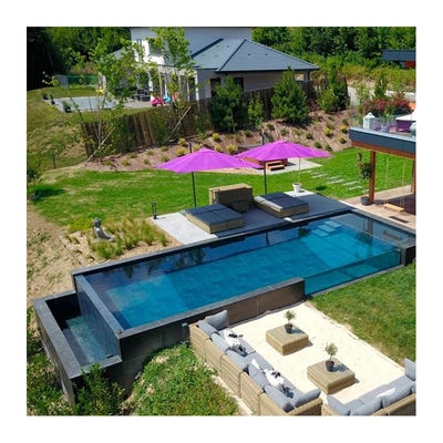 Finestrino di piscina acrilica trasparente personalizzato per piscina familiare