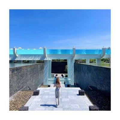 Piscina acrilica di 12 metri Una lussuosa aggiunta al tetto di Aupool Spectacular Hotel