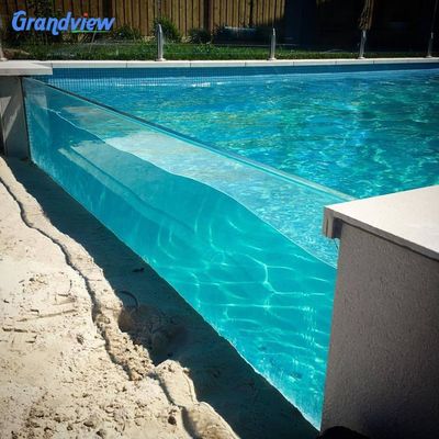 Finestra trasparente per piscina 30 mm 300 mm Acrilico trasparente di plastica Pmma Acrilico per piscina