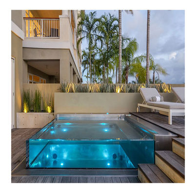 Fogli di vetro acrilico da 50 mm ad alta trasmissione luminosa per piscina e acquario