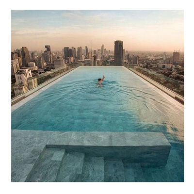 Fogli di vetro acrilico da 50 mm ad alta trasmissione luminosa per piscina e acquario