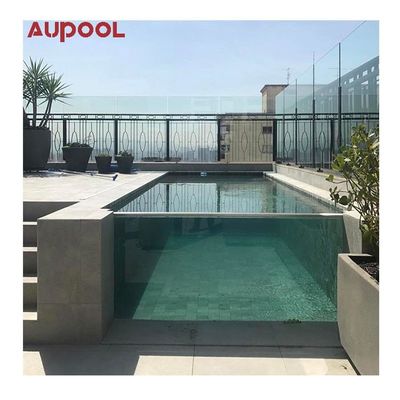 Popular Custom Infinity Edge trasparente spessa lamiera di vetro acrilico per acquario di vetro spessa