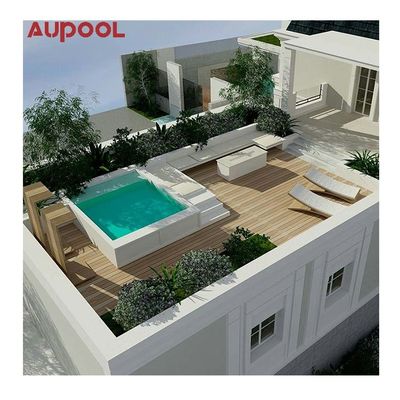 Popular Custom Infinity Edge trasparente spessa lamiera di vetro acrilico per acquario di vetro spessa