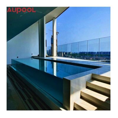 Spessore 30-950mm Personalizzato Grande sopra il terreno Cornice in acciaio Piscina per hotel
