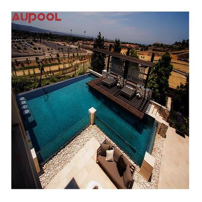 Spessore 30-950mm Personalizzato Grande sopra il terreno Cornice in acciaio Piscina per hotel
