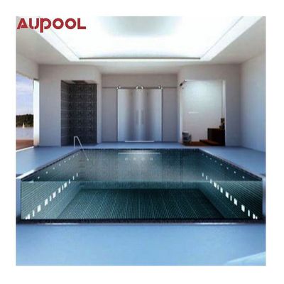 Finestra di piscina acrilica prefabbricata per esterni con protezione UV e disegno di sovrafflusso