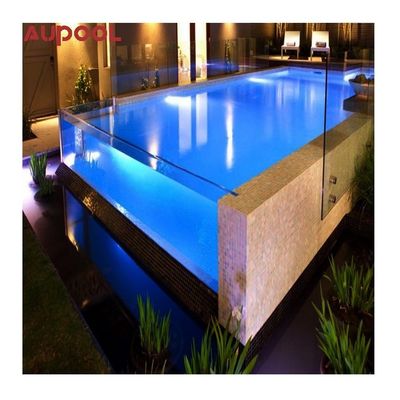 Vetro personalizzato sopra il suolo di alta trasparenza Acrilico piscina pannelli di finestra di parete