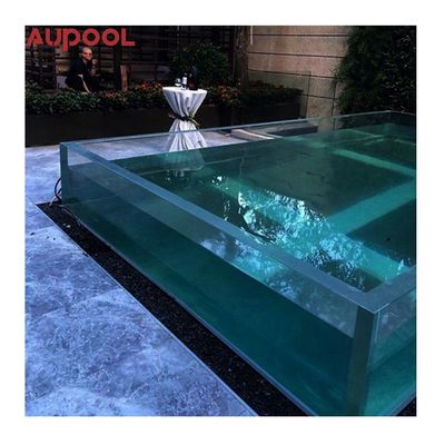 Vetro personalizzato sopra il suolo di alta trasparenza Acrilico piscina pannelli di finestra di parete