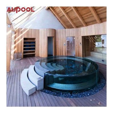 Fogli di vetro acrilico trasparente di lusso e durevole per piscine e acquari