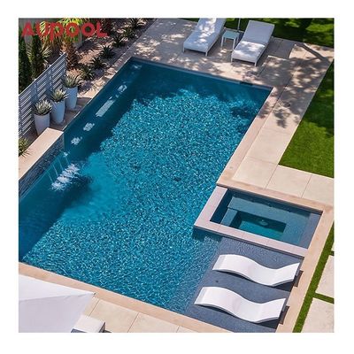 Contenitore per piscine foglio di vetro Plexiglass acrilico per la progettazione di piscine esterne infinite