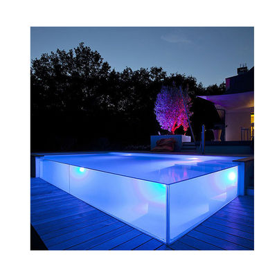 AUPOOL Fibra di vetro Cocktail Conchiglie di piscina per alta trasmissione della luce 93% Piscine modulari