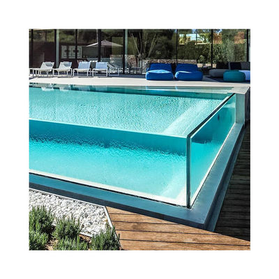 Piscine per famiglie superiori Acrilico Acquario di pesce a bordo negativo per piscine