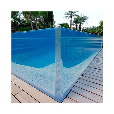 Facile da installare alta luminosità giardino laterale chiara acrilica infinita piscina di personalizzazione