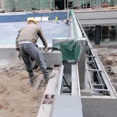 80MM Spessore trasparente Acrilico parete piscina dimensioni personalizzate pannello di vetro trasparente