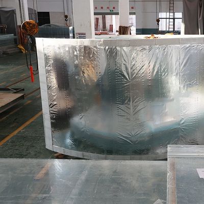 Acrilica costruzione Aupool Outdoor infinitivo piscina controcorrente con finestra chiara