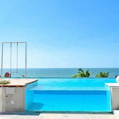 Piscina acrilica trasparente ad alta trasparenza per la famiglia