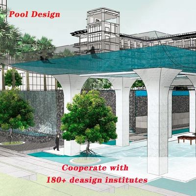 Piscina acrilica trasparente non ingiallente per alta trasmissione della luce 93%