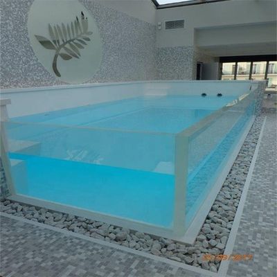 Piscina esterna in fibra di vetro Densità 1,19-1,20 kg/cm3 Alta trasmissione della luce 93%