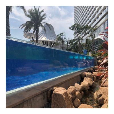 Finestra acrilica per piscina OEM per esterno di lusso