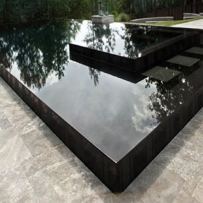 Piscina interna con la lussuosa piscina a fondo nero personalizzata di Aupool