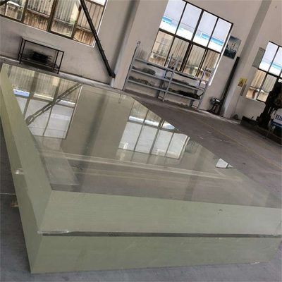 Parete di vetro spessa sopra il terreno Piscina acrilica con alta trasmissione della luce 93%