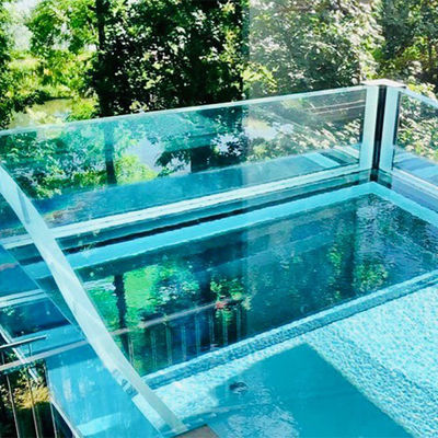 Materiale da costruzione Plexiglass di plastica trasparente piscina per nuoto all'aperto